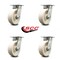 Service Caster 6 Inch Kingpinless Nylon Wheel Swivel Top Plate Caster, 4PK SCC-KP30S620-NYR-4 - alternate 2